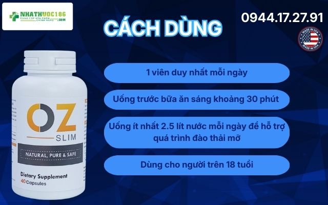 Hướng dẫn sử dụng OZ Slim đạt hiệu quả cao nhất
