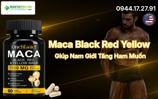 Maca Black Red Yellow là gì