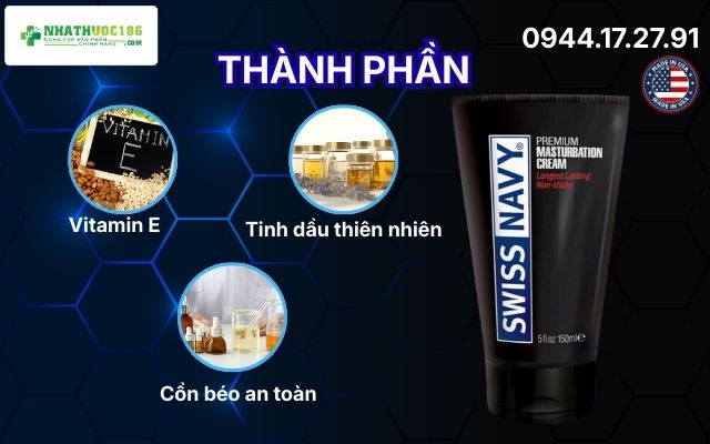 Phân tích bảng thành phần của Swiss Navy Masturbation Cream (1)