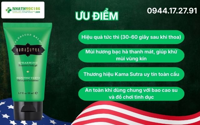 Review Kama Sutra Pleasure Balm Spearmint có tốt không