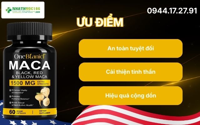 Review Maca Black Red Yellow có tốt không