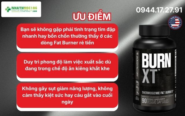 Review thực tế ưu và nhược điểm của Burn XT Black