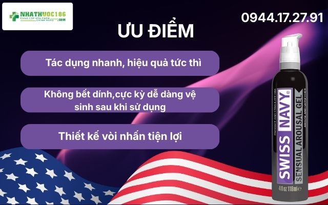 Swiss Navy Sensual Arousal Gel có an toàn không